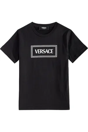 VERSACE 90s Vintage logo cotton jersey T-shirt