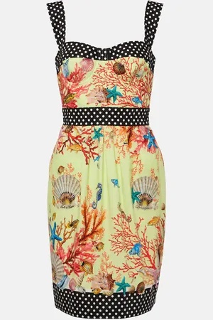 Dolce & Gabbana Capri printed cotton minidress
