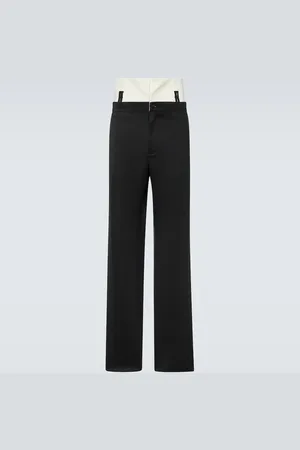 Dolce & Gabbana Wool-blend twill straight pants