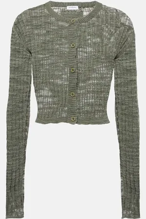 Acne Studios Linen-blend cardigan