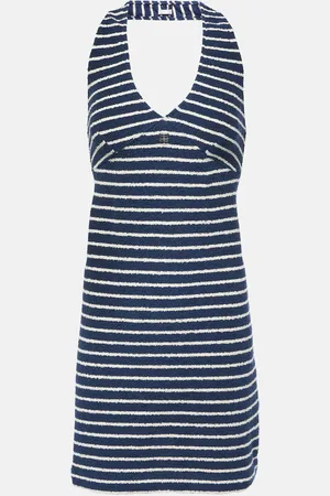 Givenchy Striped jacquard cotton-blend minidress