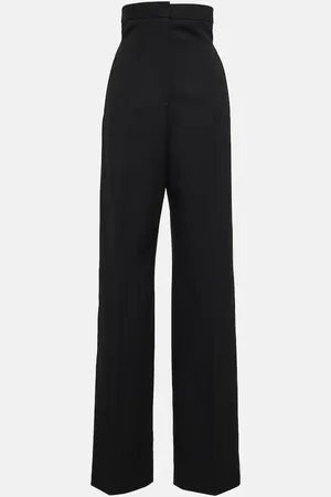Alexander McQueen High-rise wool wide-leg pants