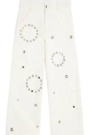 Chloé ChloÃ© Kids Studded straight jeans