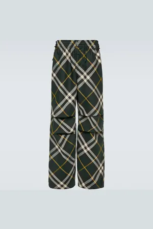 Burberry Check wide-leg pants