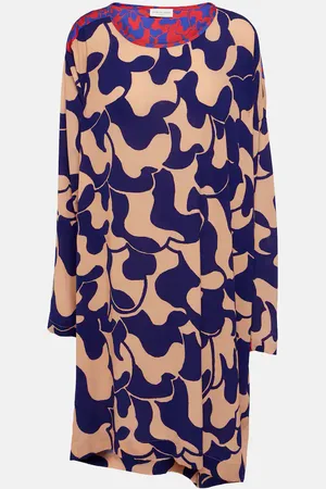 DRIES VAN NOTEN Printed crÃªpe minidress