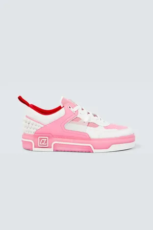 Christian Louboutin Astroloubi leather-trimmed sneakers