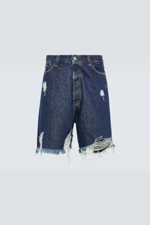 Acne Studios Distressed denim shorts