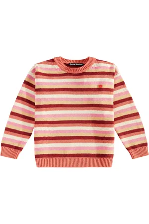 Acne Studios Face striped cotton sweater