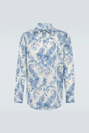 Etro Floral paisley cotton shirt