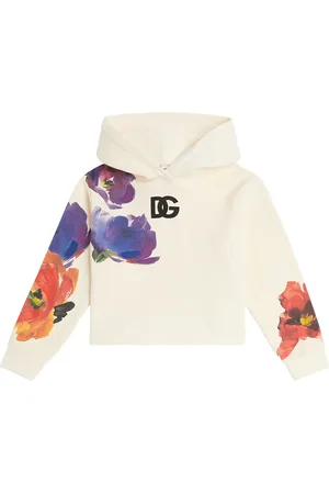 Dolce & Gabbana Floral cotton jersey hoodie