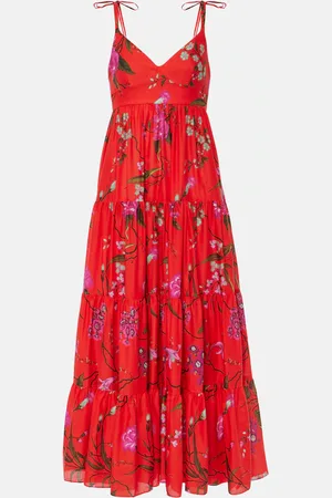 Erdem Floral cotton-blend midi dress