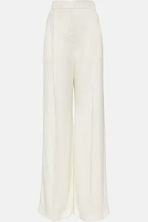 Alexander McQueen High-rise wide-leg suit pants