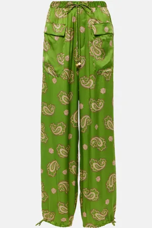 ALÉMAIS AlÃ©mais Dice paisley silk pants