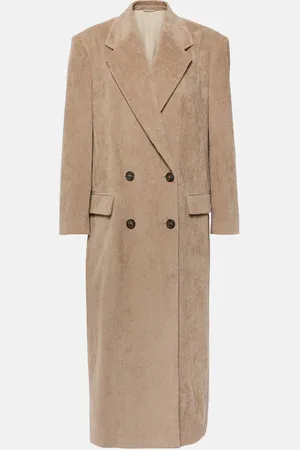 Brunello Cucinelli Double-breasted cotton coat