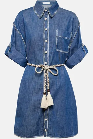 ZIMMERMANN Denim shirt dress