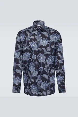 Etro Paisley cotton poplin shirt