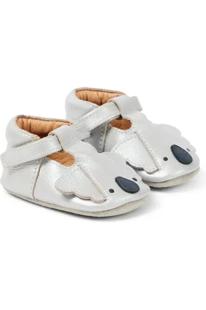 Donsje Baby Blinc Koala metallic leather shoes