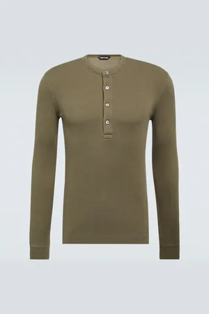 Tom Ford Ribbed-knit jersey T-shirt