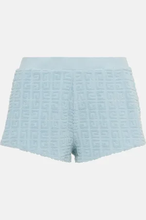 Givenchy Plage 4G cotton-blend terry shorts
