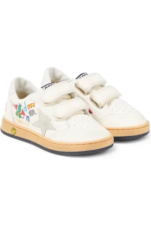 Golden Goose Ball Star printed leather sneakers
