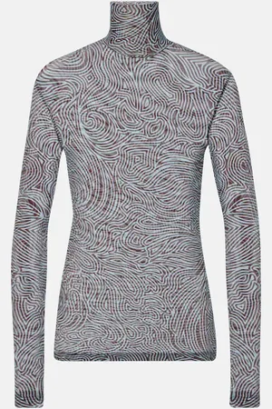 DRIES VAN NOTEN Mesh turtleneck top