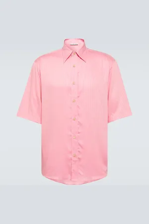 Acne Studios Striped satin shirt