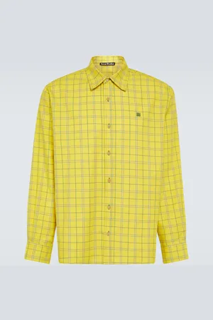 Acne Studios Checked cotton shirt