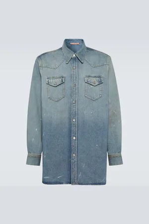 Acne Studios Distressed denim shirt