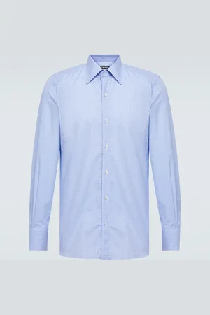Tom Ford Gingham cotton twill shirt