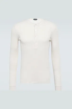 Tom Ford Ribbed-knit jersey T-shirt