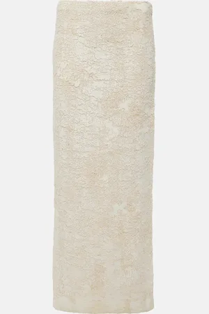 Acne Studios Embroidered maxi skirt