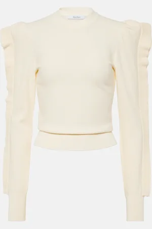 Max Mara Genero ruffled jersey sweater
