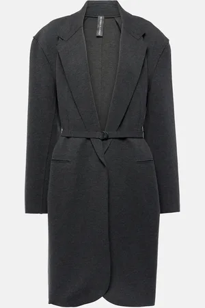 Norma Kamali Oversized cotton-blend terry coat