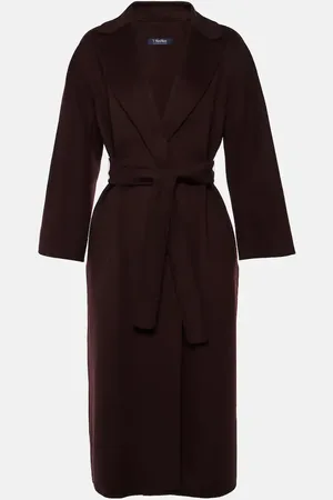 Max Mara Belted virgin wool coat