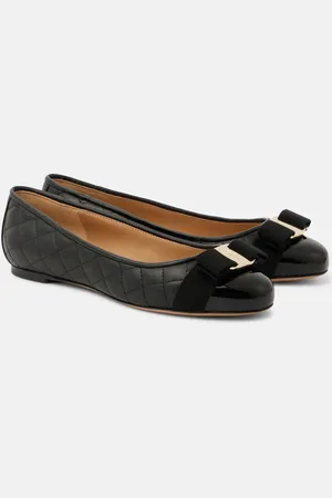 Salvatore Ferragamo Varina quilted leather ballet flats