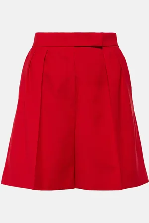 Max Mara Jessica high-rise virgin wool shorts
