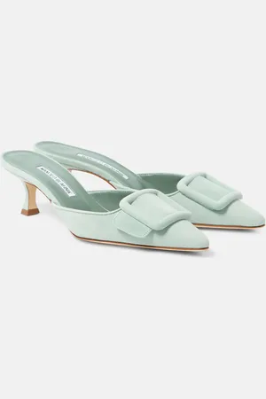 Manolo Blahnik Maysale 50 suede mules