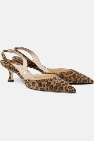 Manolo Blahnik Carolyne 50 suede slingback pumps