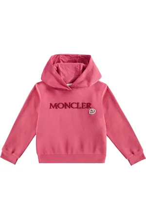 Moncler Logo cotton jersey hoodie