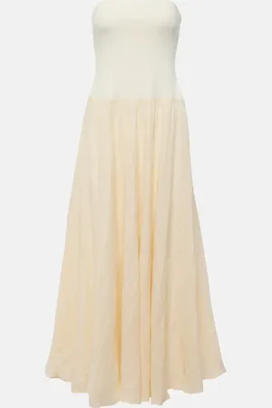 JOHANNA ORTIZ Linen-blend maxi dress