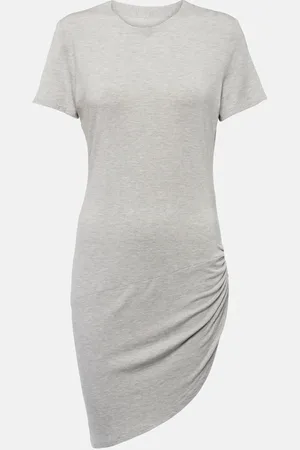 Norma Kamali Ruched jersey minidress