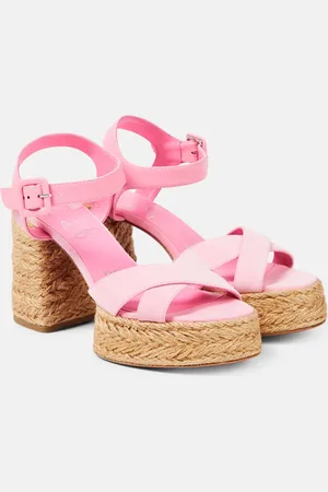 Christian Louboutin Calakala 70 suede espadrille sandals