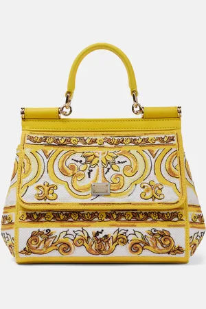 Dolce & Gabbana Sicily Majolica Medium canvas shoulder bag