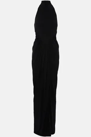 Alaïa AlaÃ¯a Halterneck draped gown