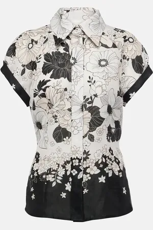 ZIMMERMANN Pop floral linen shirt