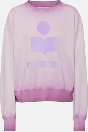 Marant Etoile Logo cotton jersey sweatshirt