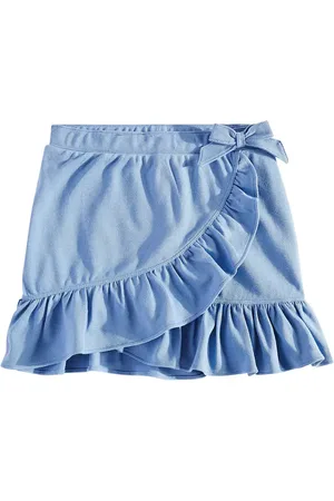 Ralph Lauren Bow-detail ruffled cotton skirt