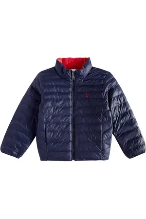 Ralph Lauren Logo reversible puffer jacket