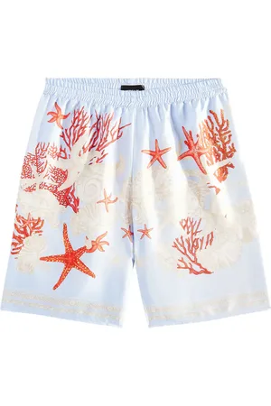 VERSACE Barocco Sea silk twill Bermuda shorts