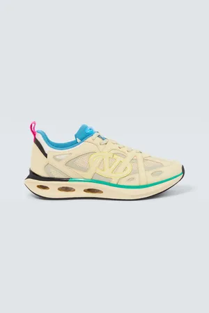 VALENTINO GARAVANI VLogo Easyjog leather-trimmed sneakers